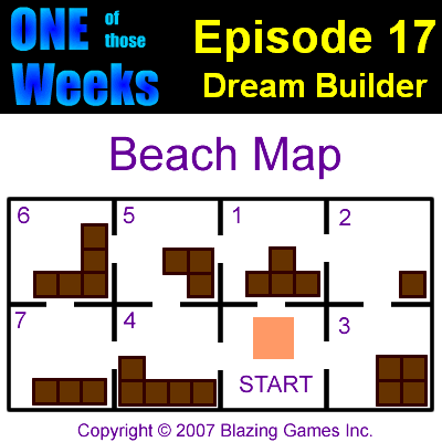 One of those Weeks Episode 17 Beach Map